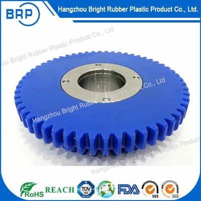 Plast Gear Spiral Plastic Dubbel Spiral Nylon Små Pinion Gears Miniatyr Worm Gears